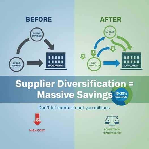 The Million-Dollar Mistake: Single Supplier Dependency